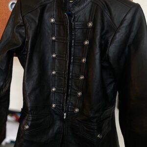 GORGEOUS Zayn Genuine Leather Military Women Jacket